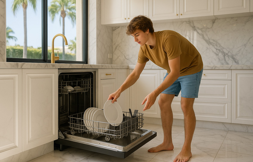 Family Chores: Getting Teenagers to Help with Laundry and Dishes