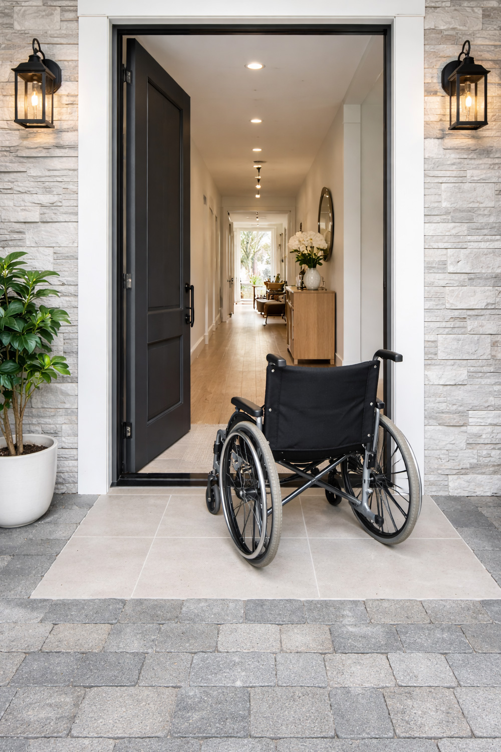An accessible front door