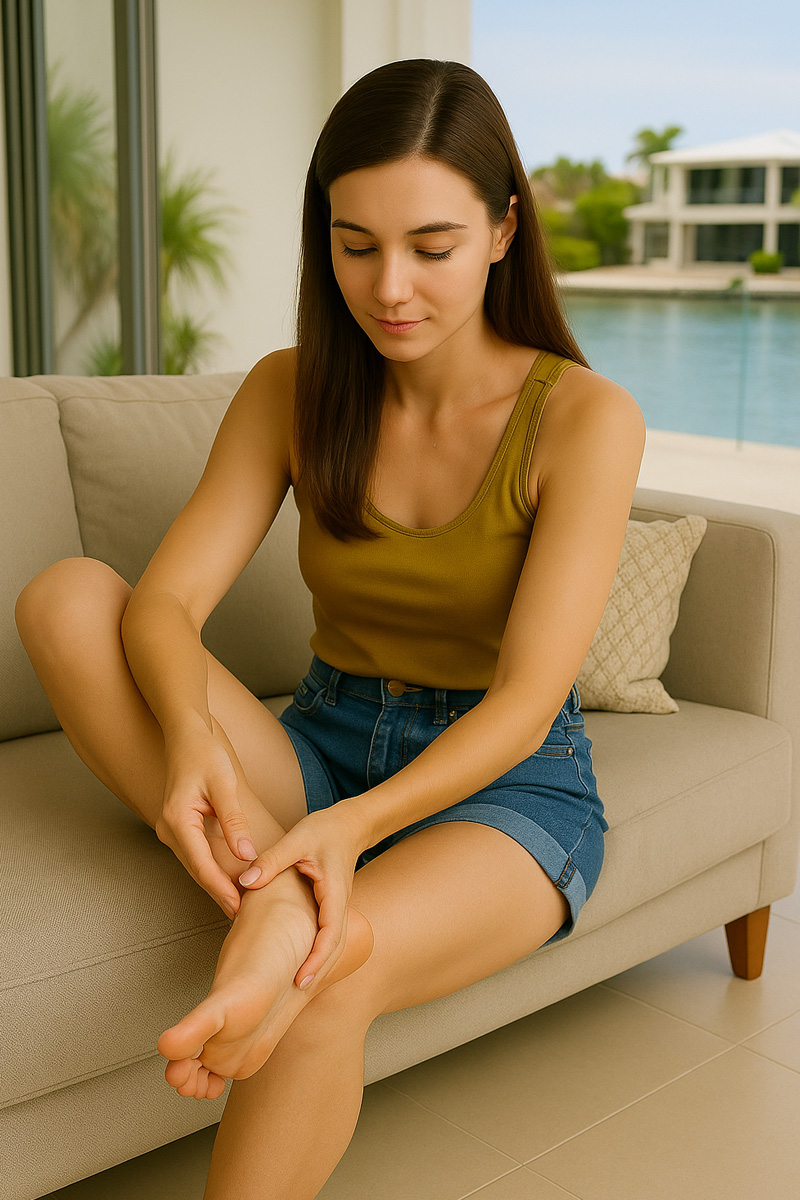 Checking foot health