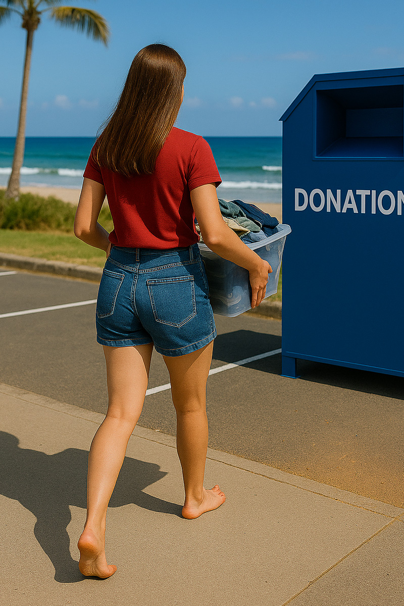 Donating clothes