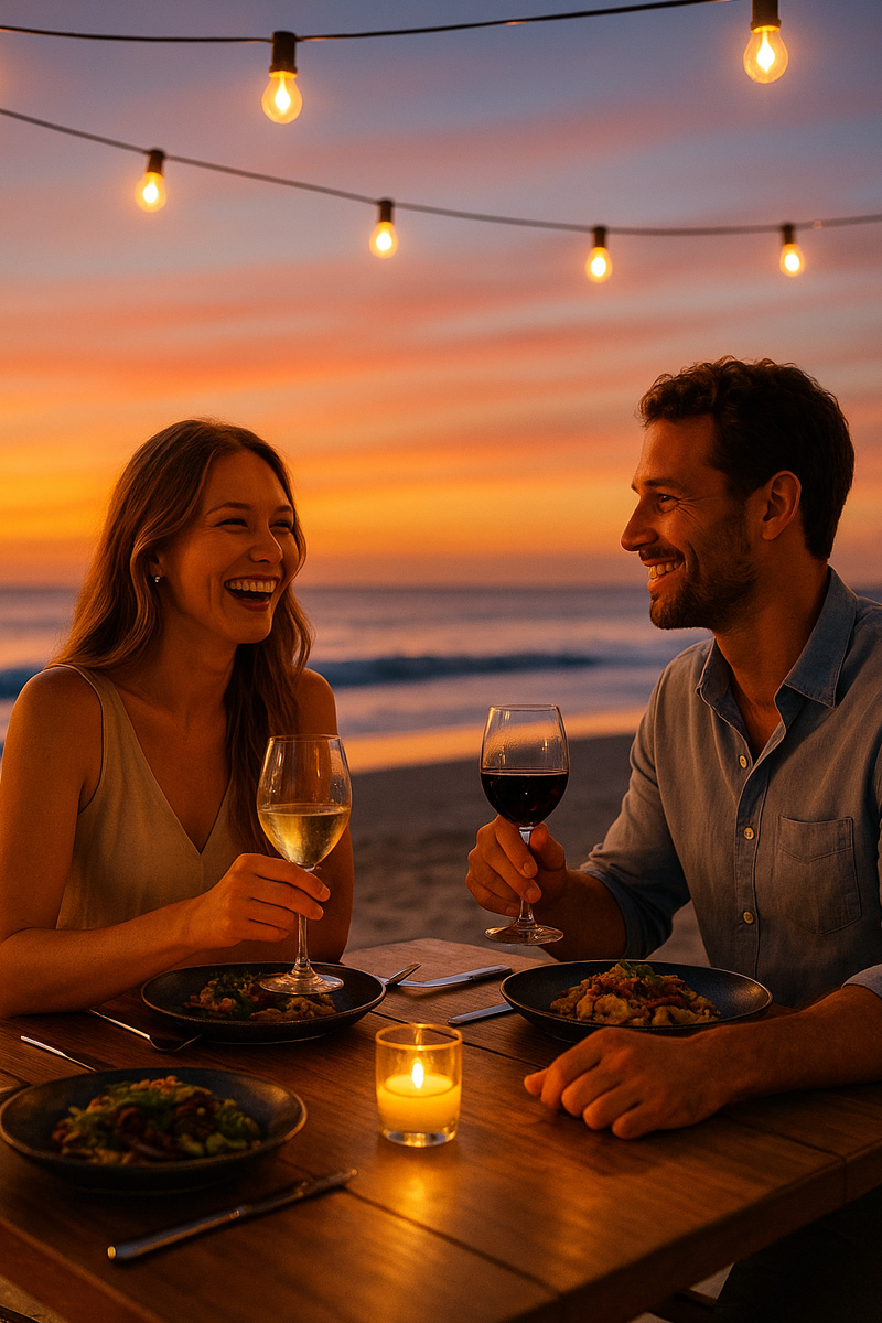 Couple going out for dinner at the Gold Coast